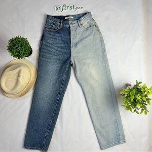 PACSUN High Rise Straight Two Ton Jeans Size 25
